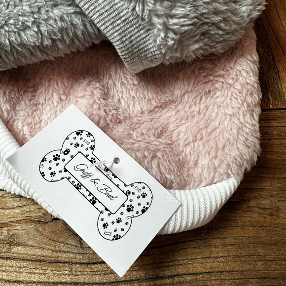 Gray Fuzzy Dog hoodie - Picture 2 of 5